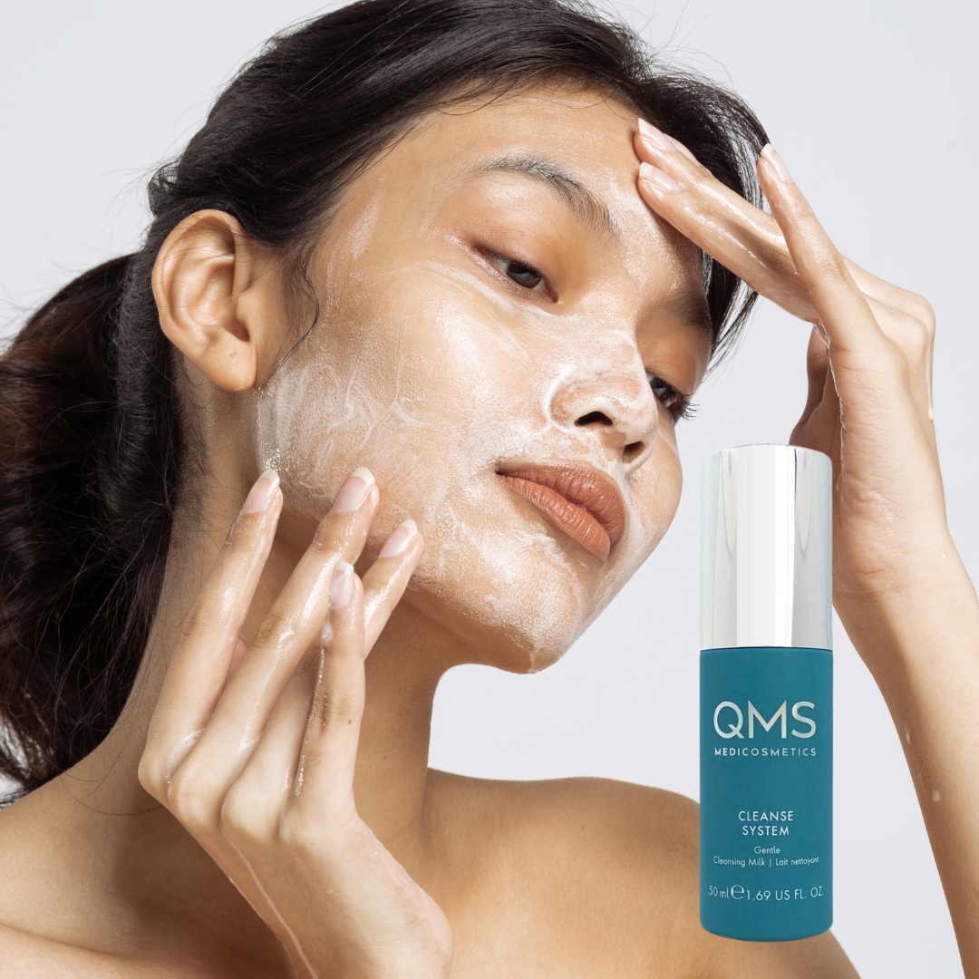 QMS Gentle Cleansing Milk - Ásványi olajoktól mentes arclemosó tej
