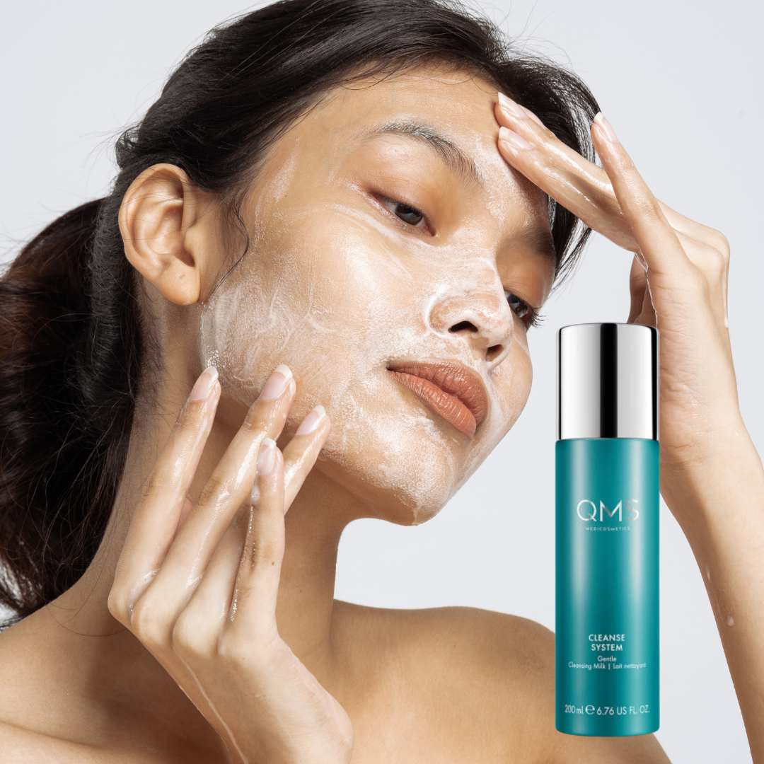 QMS Gentle Cleansing Milk - Ásványi olajoktól mentes arclemosó tej