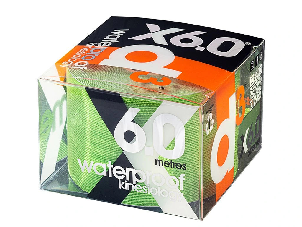 D3 X6.0 Xtreme Vízálló kineziológiai tapasz