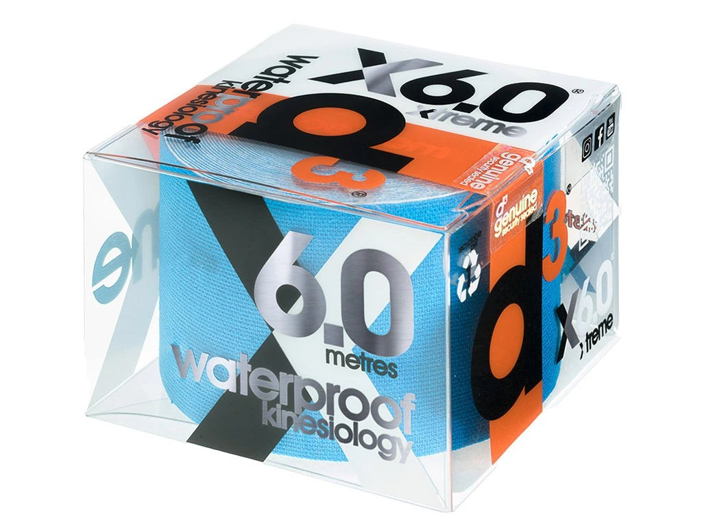 D3 X6.0 Xtreme Vízálló kineziológiai tapasz