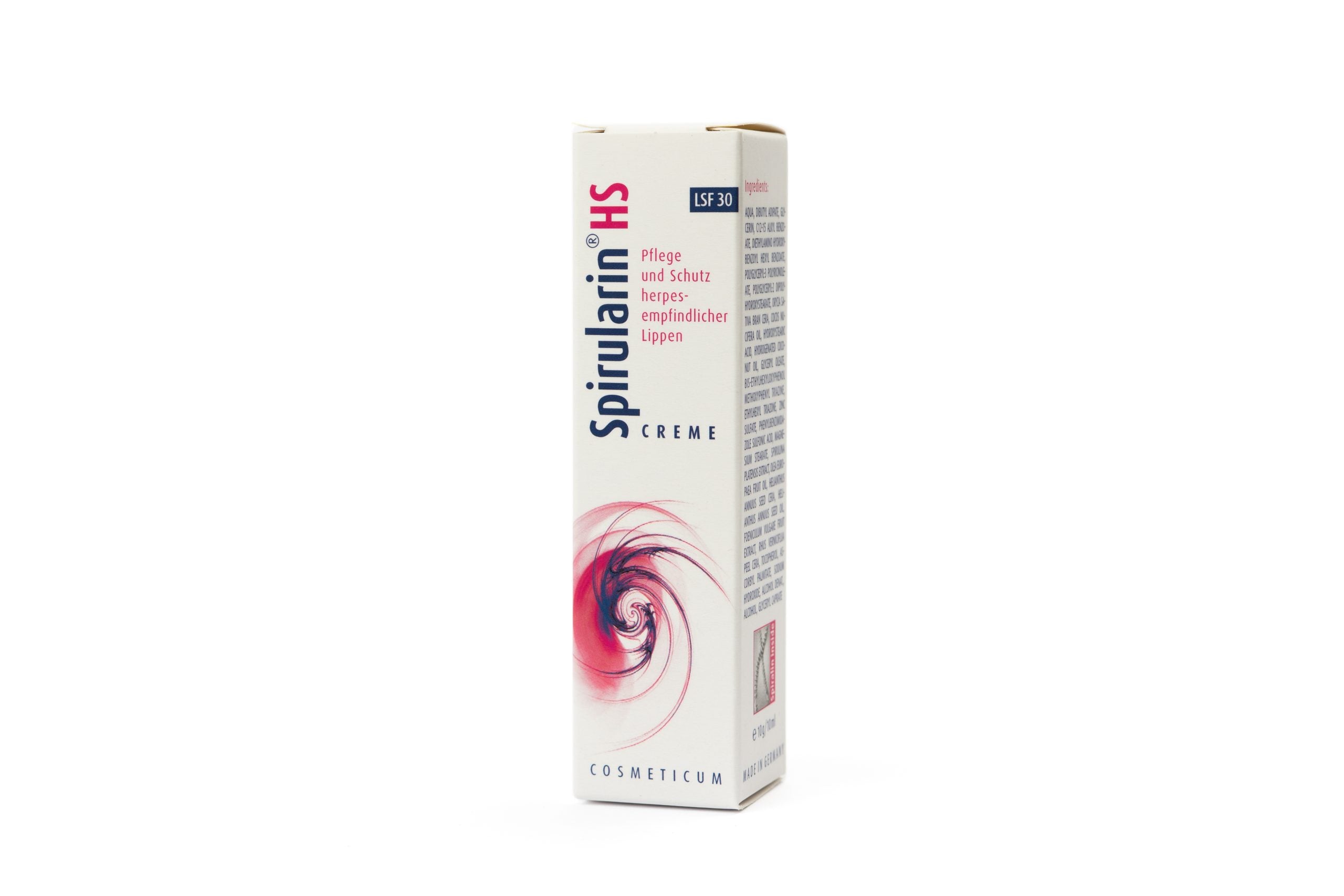 Spirularin HS gombaellenes ajakápoló herpesz krém, SPF30