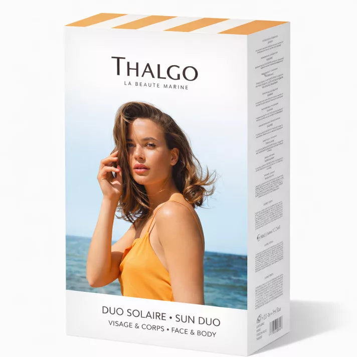 Thalgo SUN DUO Napvédő Csomag – SPF50 Fényvédő 50ml + AJÁNDÉK Napozás Utáni Hűsítő Tej 30ml