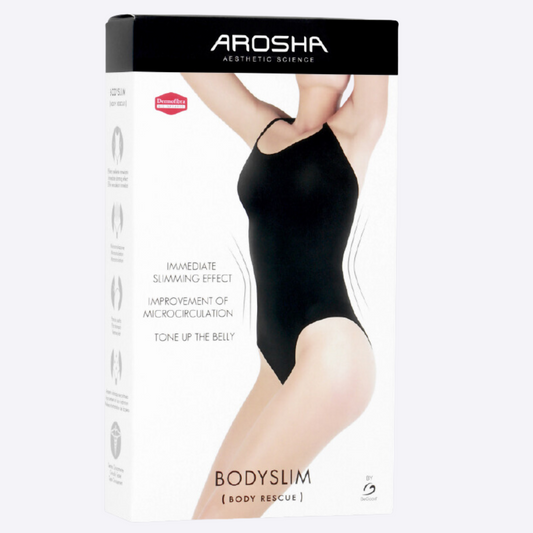 Arosha Body Slim (black) - alakformáló body fekete