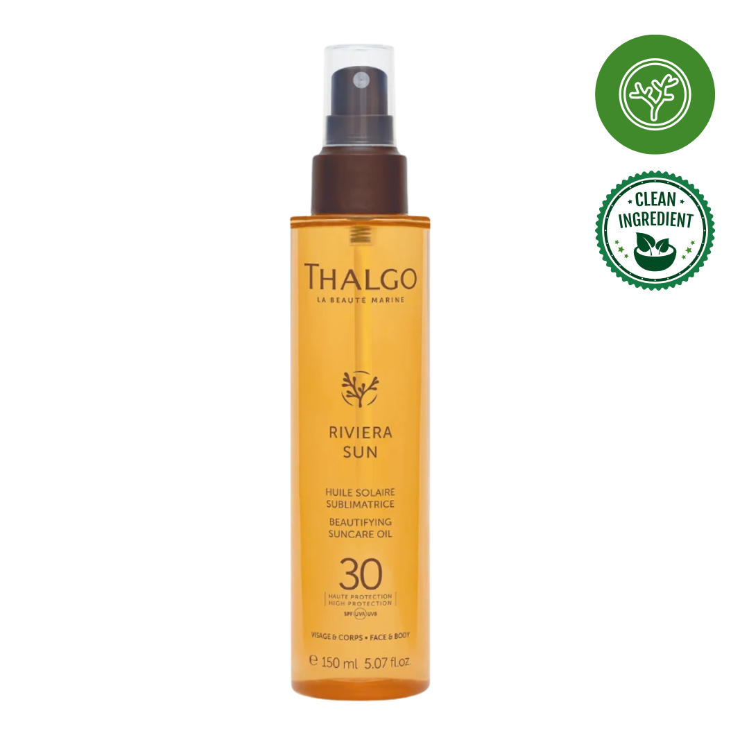 Thalgo Beautifying Suncare Oil SPF30 - Barnulást elősegítő fényvédő olaj