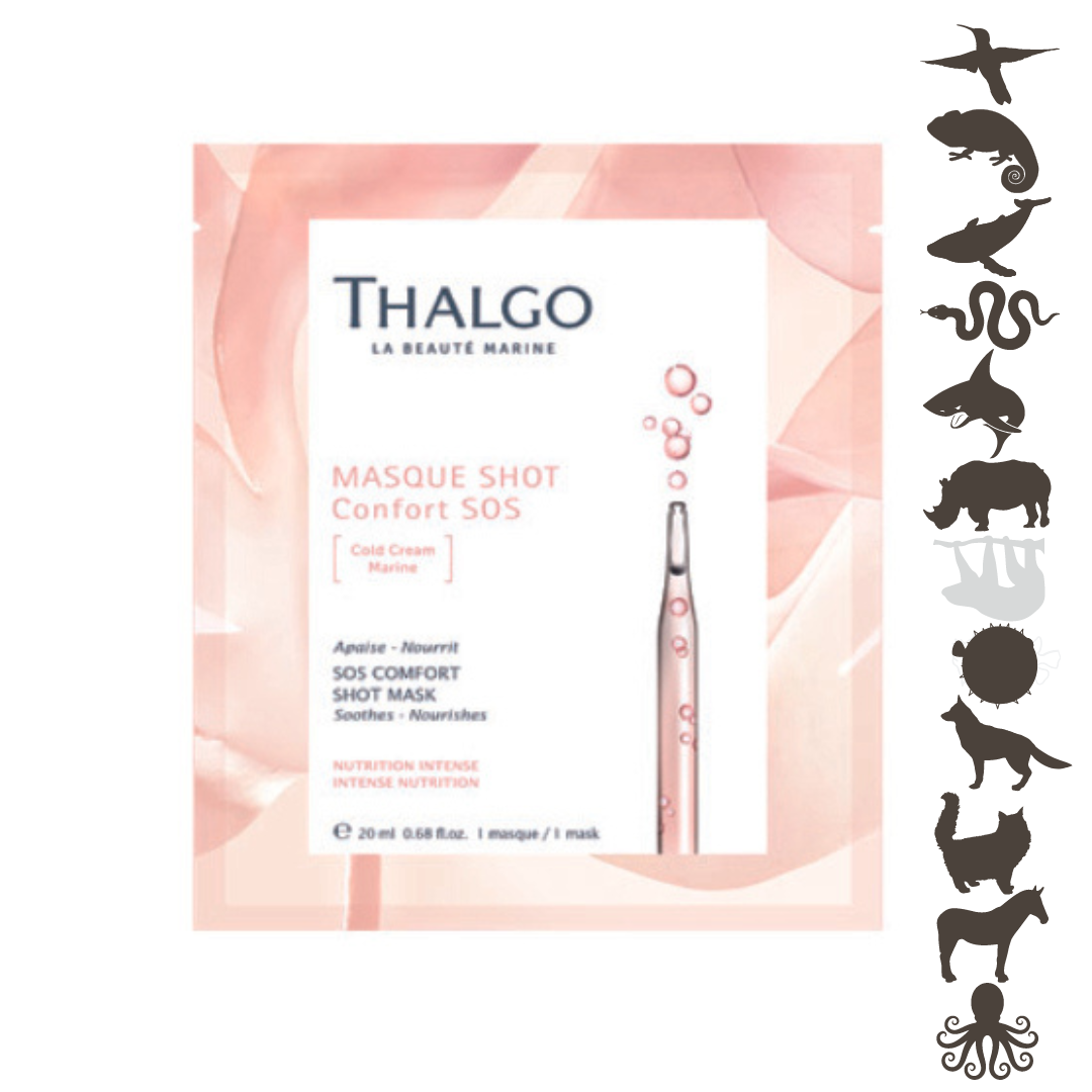 Thalgo SOS Comfort Shot Mask - Nyugtató és tápláló hatású fátyolmaszk