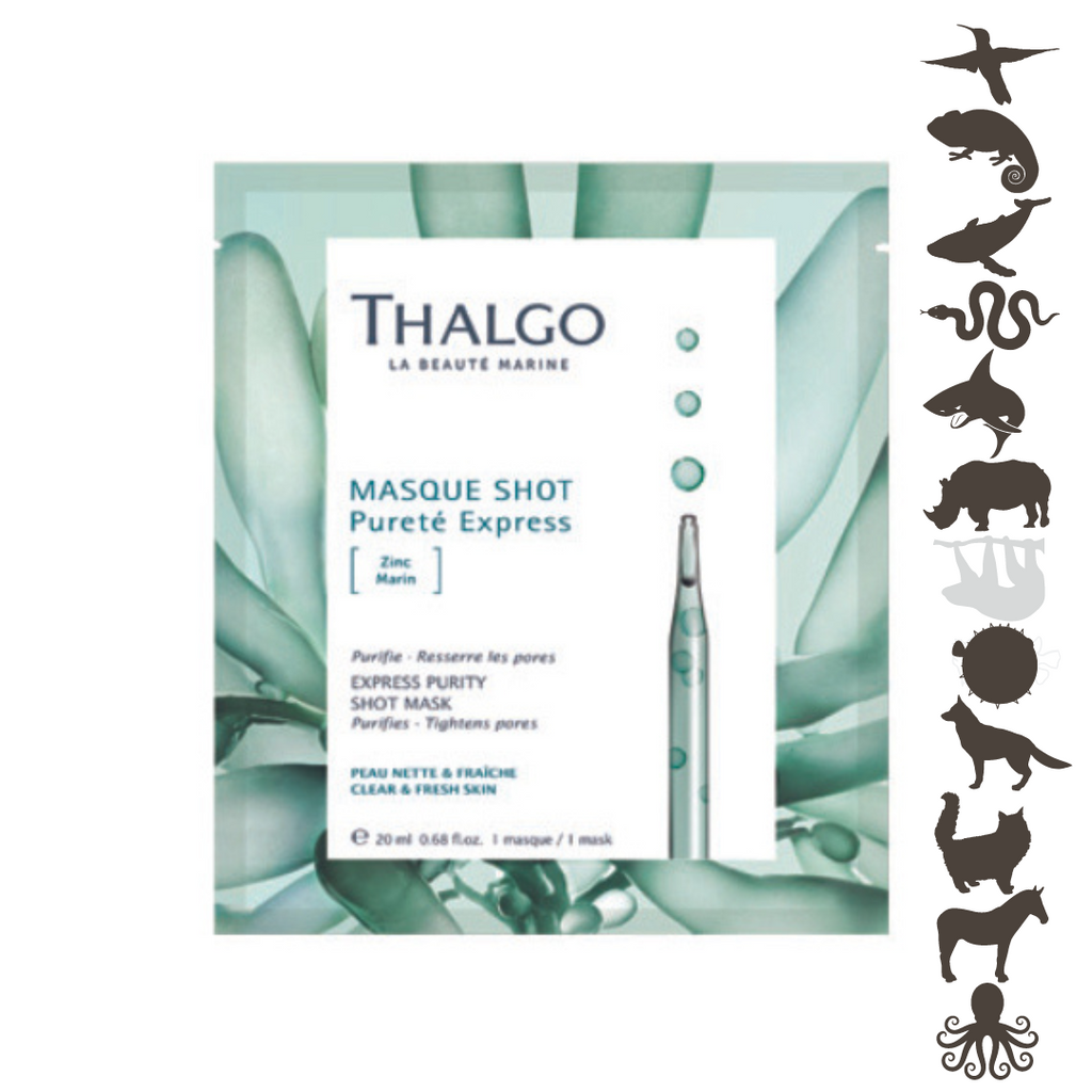Thalgo Express Purity Shot Mask - Tisztító, pórusösszehúzó fátyolmaszk
