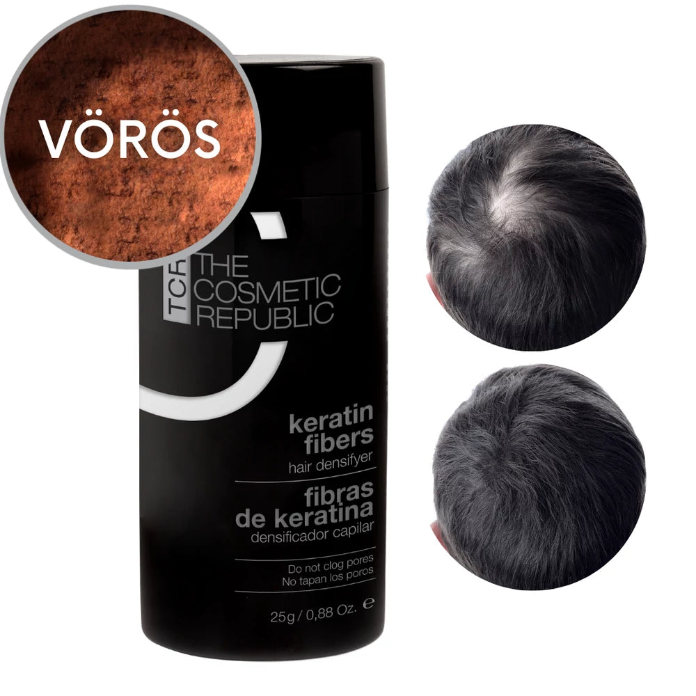 TCR Keratin Fiber - Keratin szál és hajdúsító por keratin rostokkal