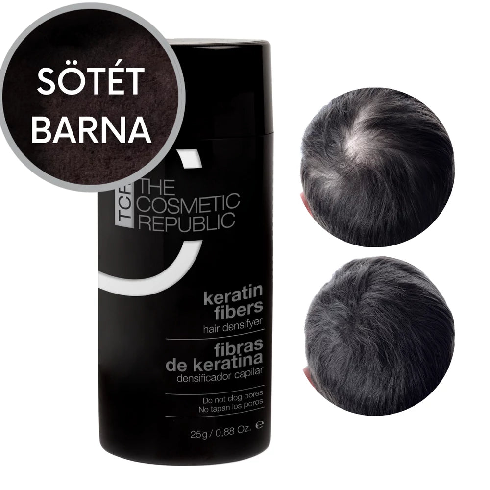 TCR Keratin Fiber - Keratin szál és hajdúsító por keratin rostokkal