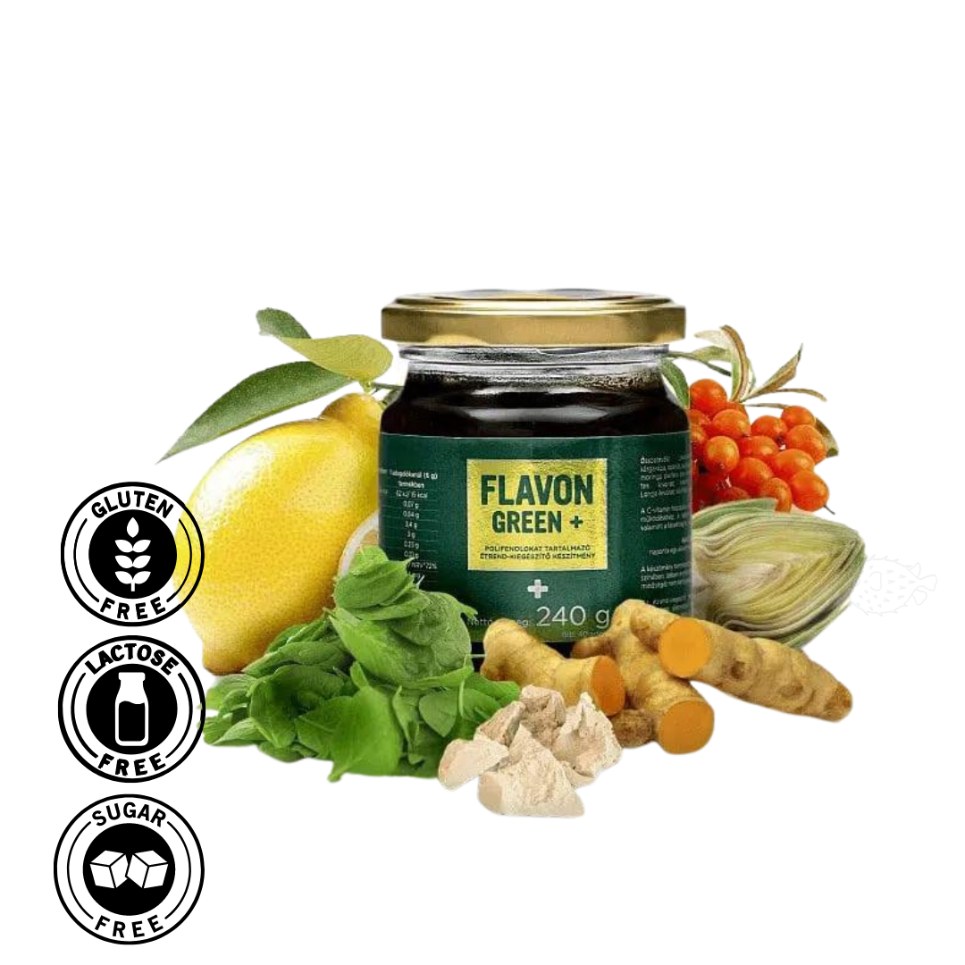 Flavon Green+ - Étrendkiegészítő koncentrátum