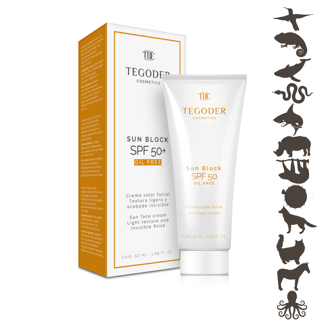 Tegoder Sun Block SPF 50+ olajmentes zsíros, problémás bőrök számára